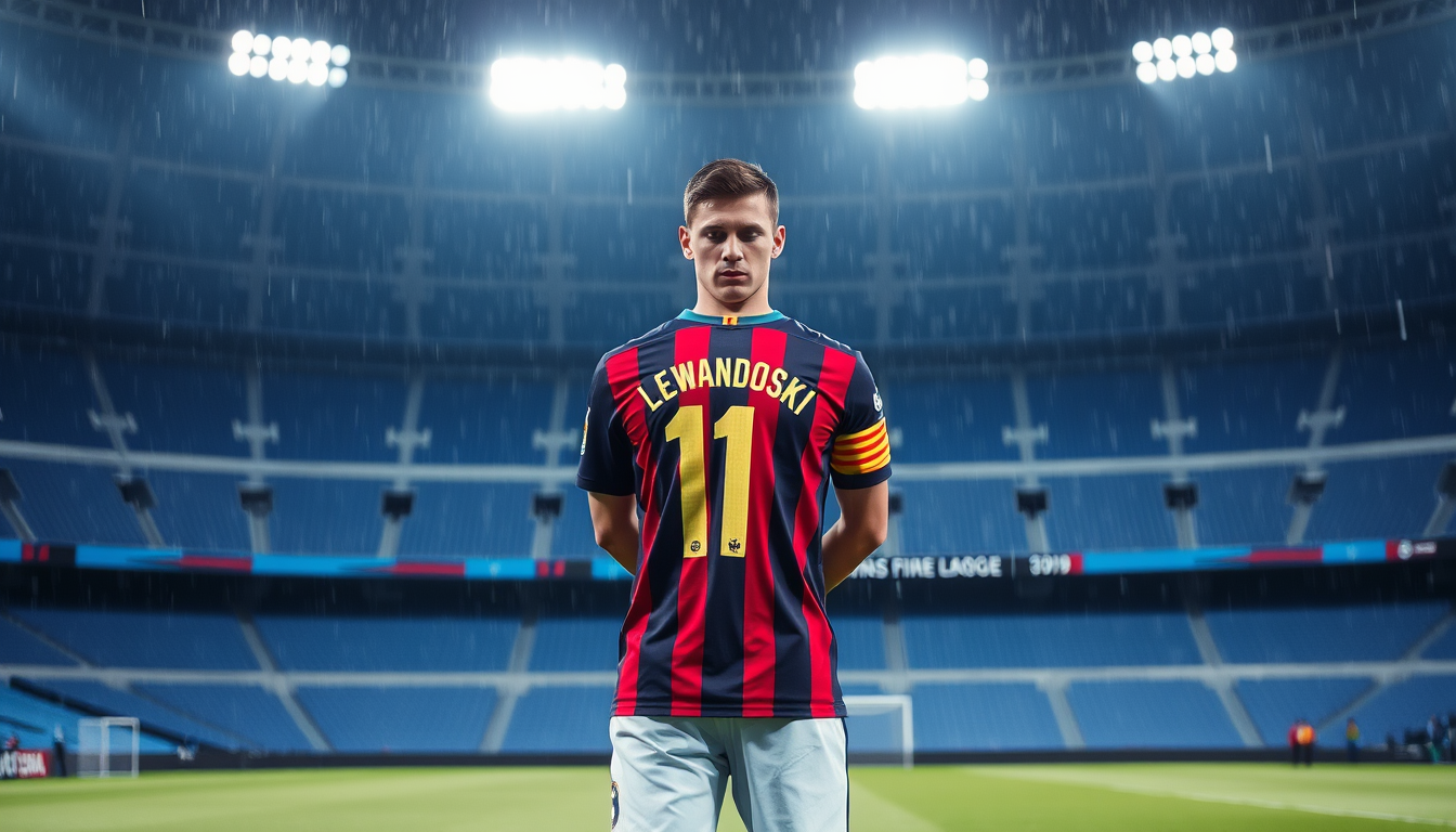 Barcelona na dnie Ligi Mistrzów, Lewandowski wciąż bez gola.