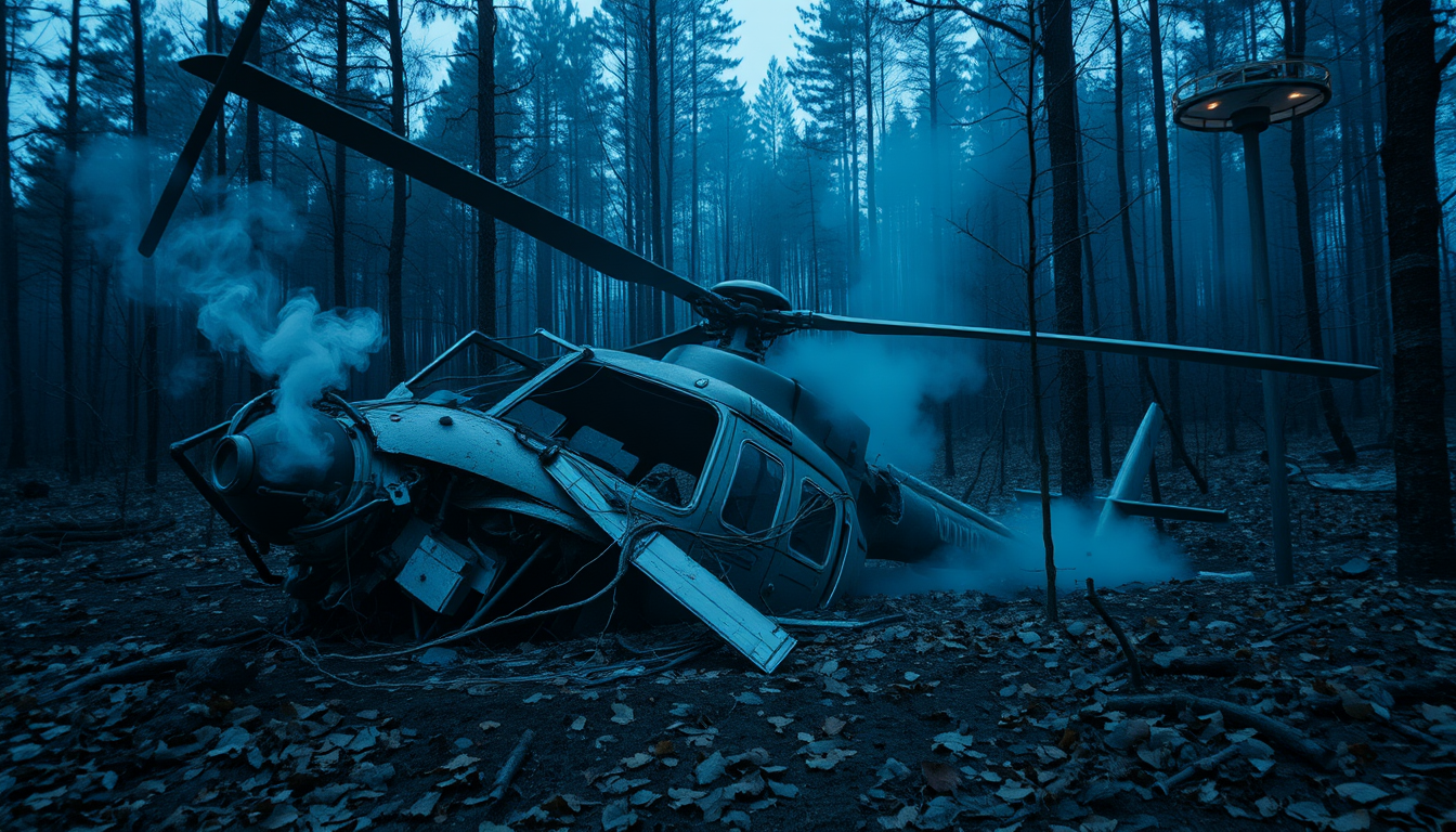 Katastrofa śmigłowca pod Rzeszowem: dwie ofiary.