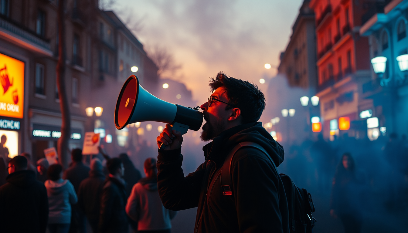 Tłumy w Sofii protestują przeciwko projektowi budżetu.