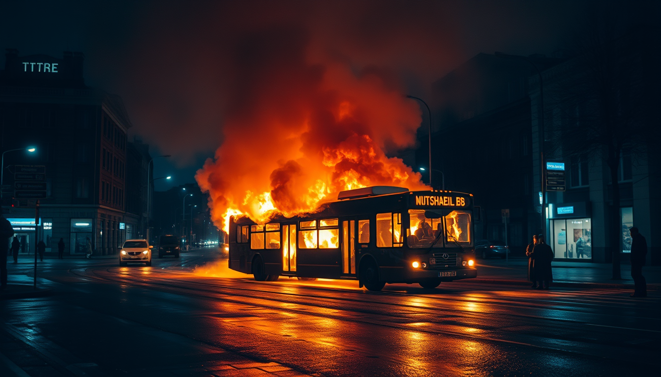 Atak dronów uderza w Moskwę: setki tysięcy bez prądu po pożarze autobusu.