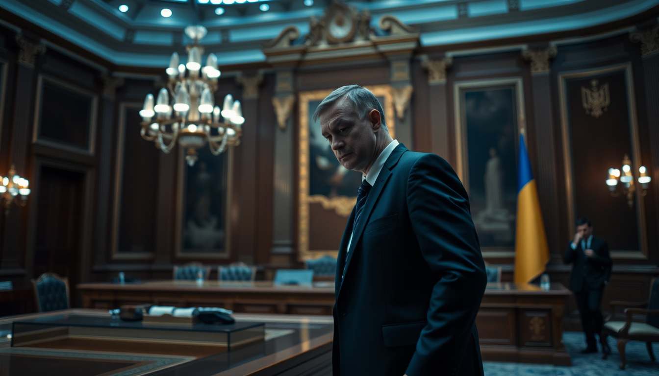 Histeria i oskarżenia: tak żegnał się główny człowiek Zełenskiego.