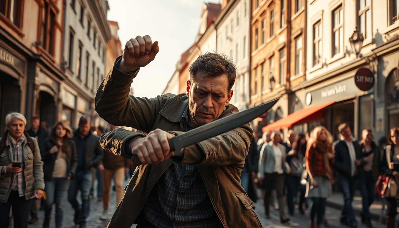 Nożownik zaatakował w centrum Gdańska po kłótni.