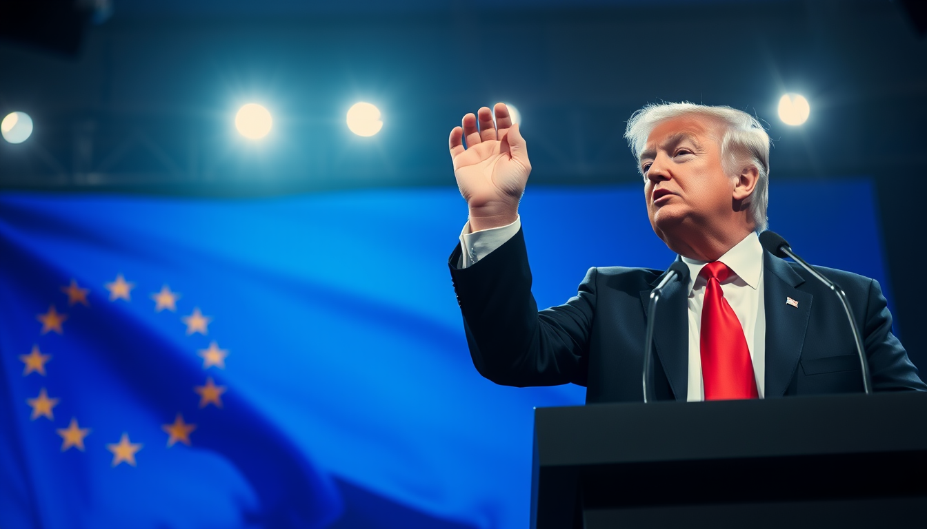 Trump krytykuje unijną karę dla Muska, ostrzegając Europę przed zmianą kursu.