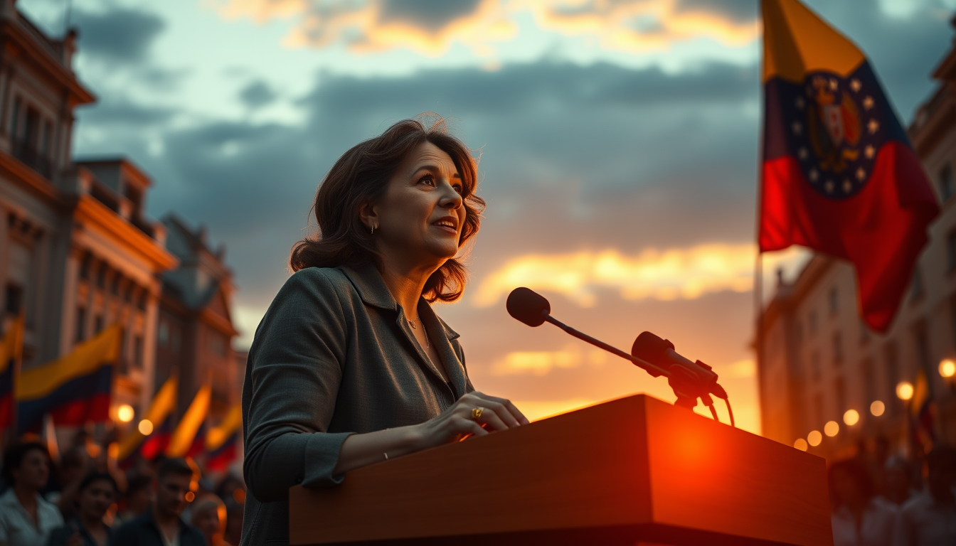 Laureatka Nobla wzywa do przejęcia władzy przez opozycję w Wenezueli.