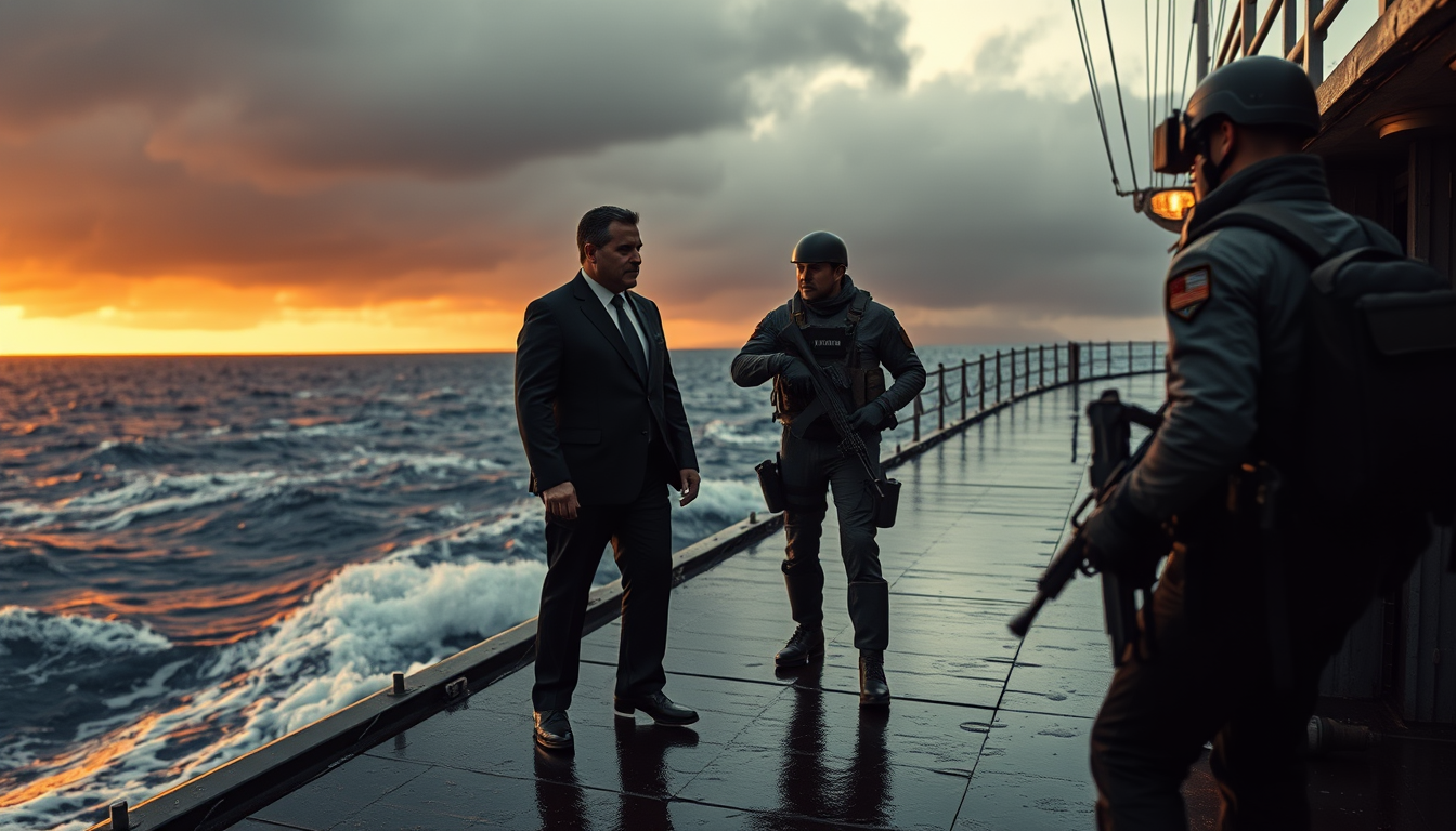 Trump publikuje zdjęcie z Maduro na okręcie, sugerując aresztowanie.