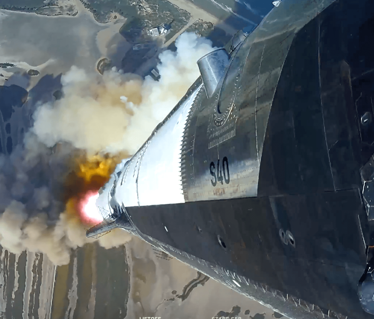 SpaceX wystrzeliło satelity Starlink, ale booster Starship po raz kolejny zawiódł.